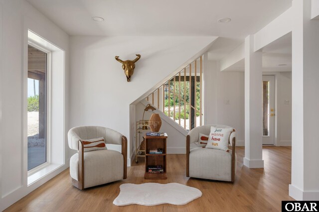 2072 Sandfiddler Rd Lot 85, Corolla, NC 27927 - sitting room featuring wood finished floors and baseboards