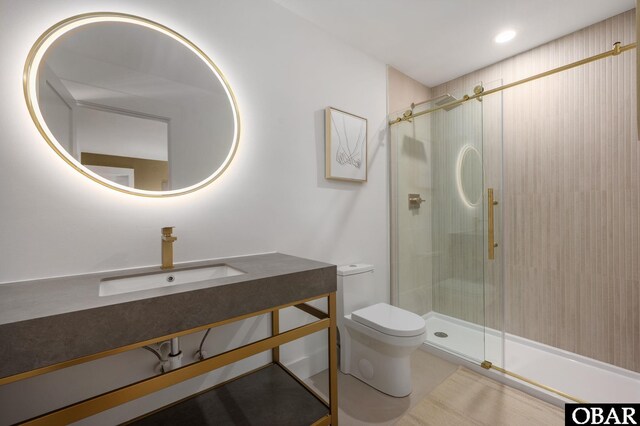 2072 Sandfiddler Rd Lot 85, Corolla, NC 27927 - full bath featuring toilet, a shower stall, and vanity