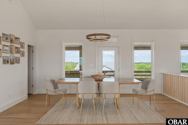 2072 Sandfiddler Rd Lot 85, Corolla, NC 27927 - dining space featuring wood finished floors, healthy amount of natural light, and baseboards