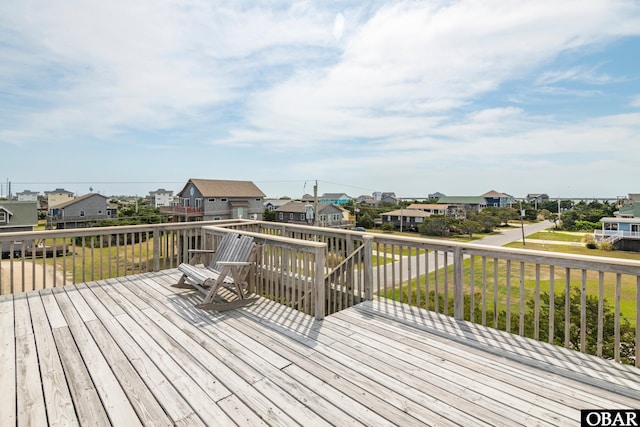 23193 W Corbina Dr Lot 24, Rodanthe, NC 27968 - wooden deck featuring a lawn and a residential view