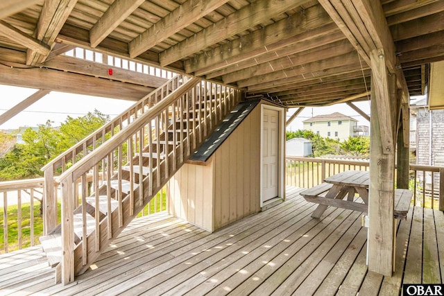 23193 W Corbina Dr Lot 24, Rodanthe, NC 27968 - wooden deck featuring stairs