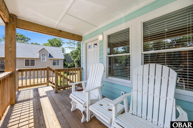 1021 Harbour View Dr Lot 43, Kill Devil Hills, NC 27948 - view of wooden porch
