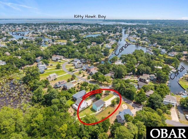 1021 Harbour View Dr Lot 43, Kill Devil Hills, NC 27948 - bird's eye view of a nearby body of water