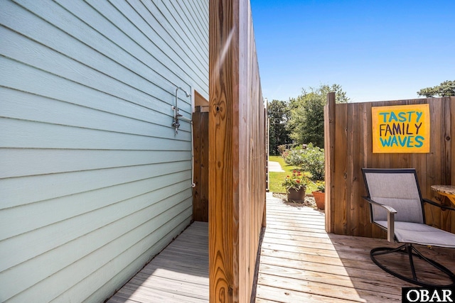 1021 Harbour View Dr Lot 43, Kill Devil Hills, NC 27948 - view of wooden deck