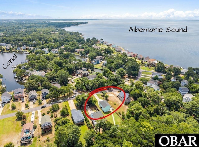 1021 Harbour View Dr Lot 43, Kill Devil Hills, NC 27948 - aerial view of residential area with a nearby body of water