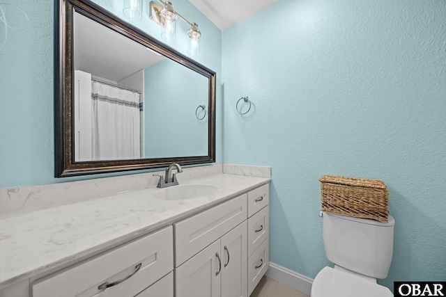 1021 Harbour View Dr Lot 43, Kill Devil Hills, NC 27948 - bathroom with vanity and a textured wall
