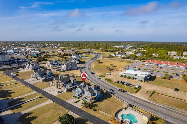 aerial view featuring a residential view