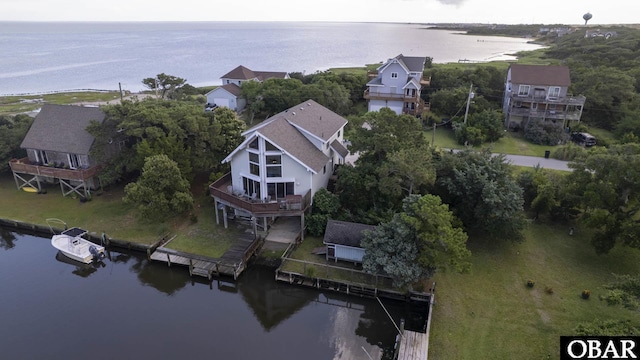 50050 Bayside Ct Lot 30, Frisco, NC 27936 - view from above of property with a nearby body of water