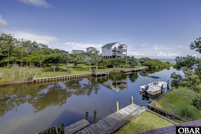 50050 Bayside Ct Lot 30, Frisco, NC 27936 - dock featuring a water view