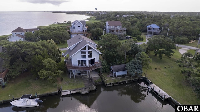 50050 Bayside Ct Lot 30, Frisco, NC 27936 - bird's eye view of a large body of water