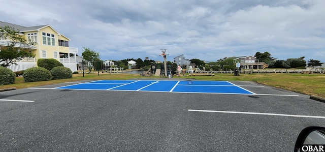 4327 S Hammerhead Dr Lot # 37, Nags Head, NC 27959 - view of sport court featuring a yard and community basketball court