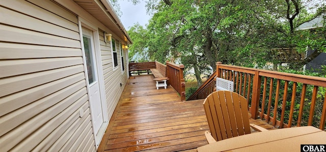 4327 S Hammerhead Dr Lot # 37, Nags Head, NC 27959 - view of wooden deck