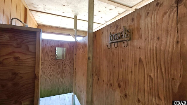1809 Apache St Lot 3, Kill Devil Hills, NC 27948 - detailed view of wooden walls