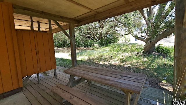 1809 Apache St Lot 3, Kill Devil Hills, NC 27948 - view of wooden deck
