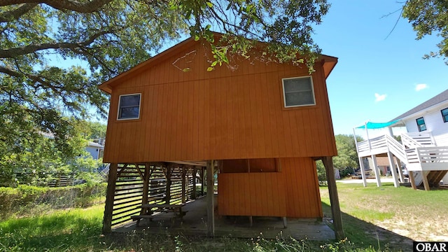 1809 Apache St Lot 3, Kill Devil Hills, NC 27948 - view of outbuilding featuring stairs