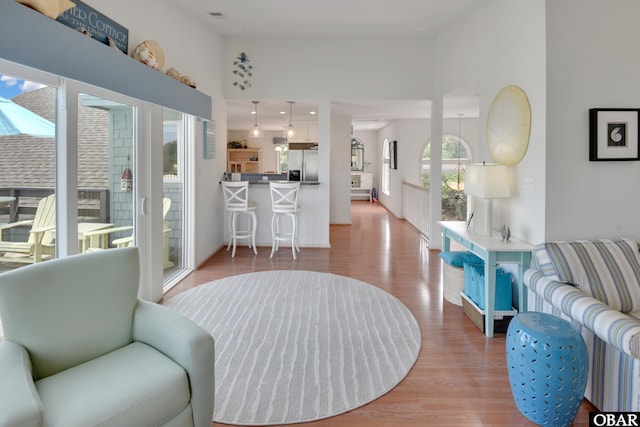 1143 Albemarle Ct Unit 681, Corolla, NC 27927 - living area featuring light wood-style floors
