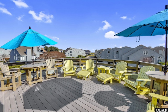 1143 Albemarle Ct Unit 681, Corolla, NC 27927 - deck with a residential view