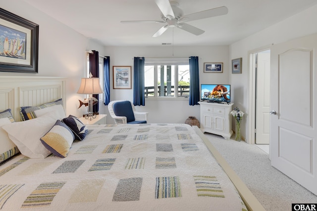 1143 Albemarle Ct Unit 681, Corolla, NC 27927 - carpeted bedroom with ceiling fan