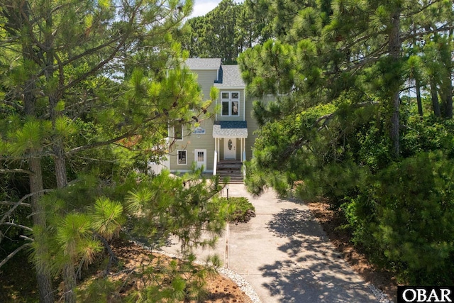 view of front of home