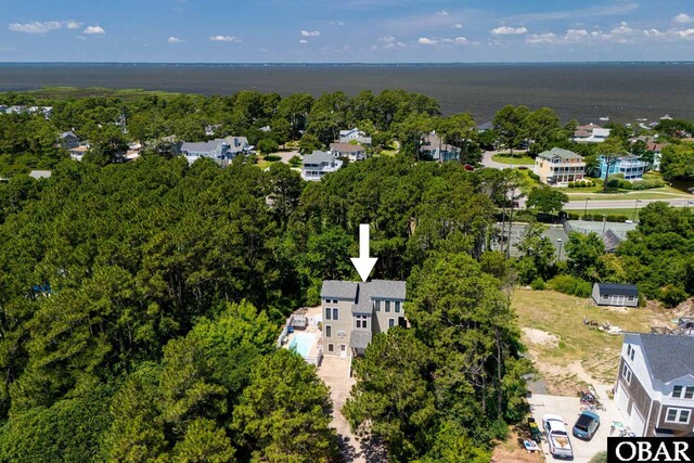 bird's eye view featuring a residential view