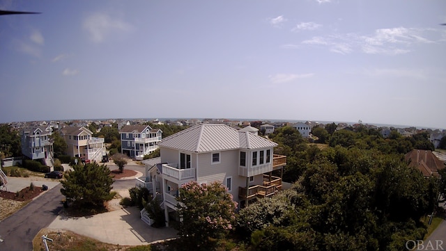 drone / aerial view featuring a residential view