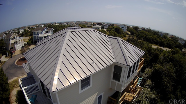 bird's eye view featuring a residential view