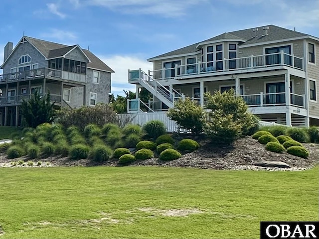 126 Buffell Head Rd Lot 146, Duck, NC 27949 - back of house with a yard