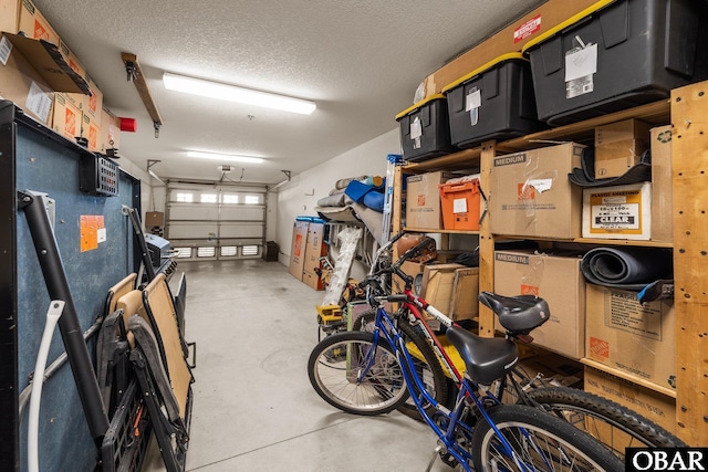 storage area featuring a garage