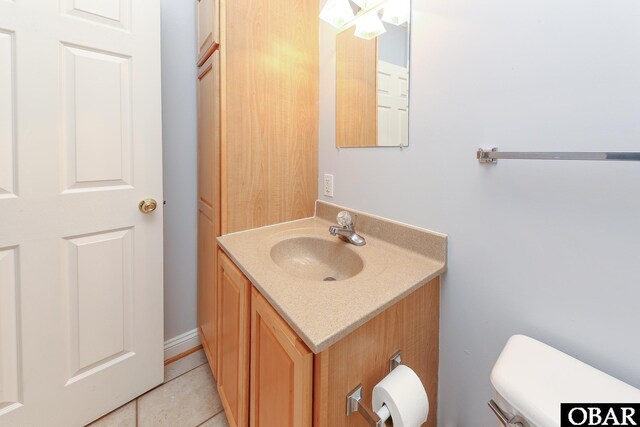 892 S Mills Rd Lot 10, Moyock, NC 27958 - bathroom with toilet, vanity, and tile patterned floors