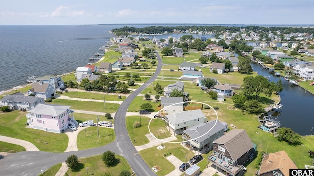 1602 Harbour View Dr Lot 119, Kill Devil Hills, NC 27948 - aerial perspective of suburban area with a nearby body of water