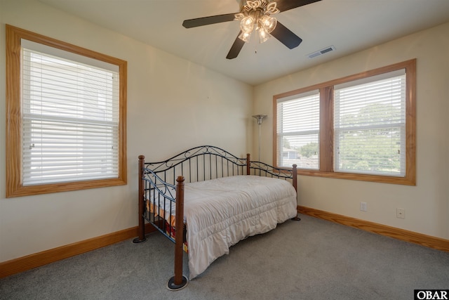 1602 Harbour View Dr Lot 119, Kill Devil Hills, NC 27948 - carpeted bedroom with baseboards and ceiling fan