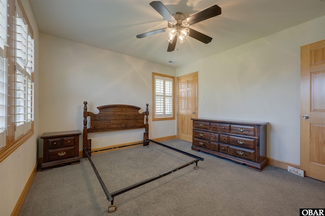1602 Harbour View Dr Lot 119, Kill Devil Hills, NC 27948 - carpeted bedroom featuring baseboards and ceiling fan