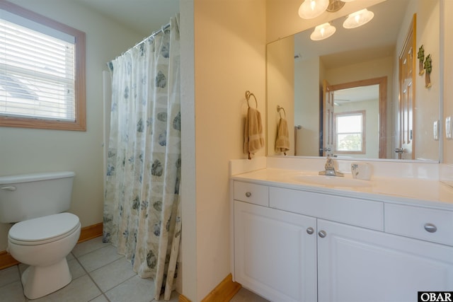 1602 Harbour View Dr Lot 119, Kill Devil Hills, NC 27948 - full bathroom with vanity, tile patterned flooring, and a shower with shower curtain