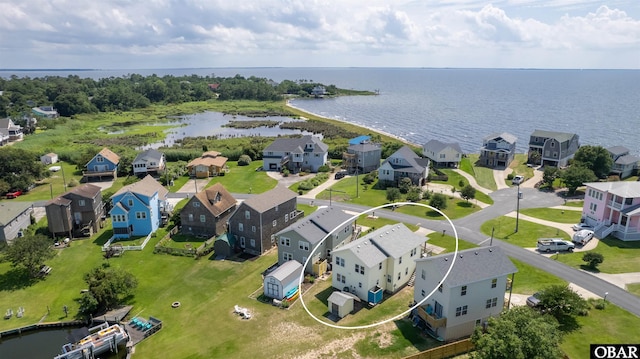 1602 Harbour View Dr Lot 119, Kill Devil Hills, NC 27948 - aerial view of residential area with a nearby body of water