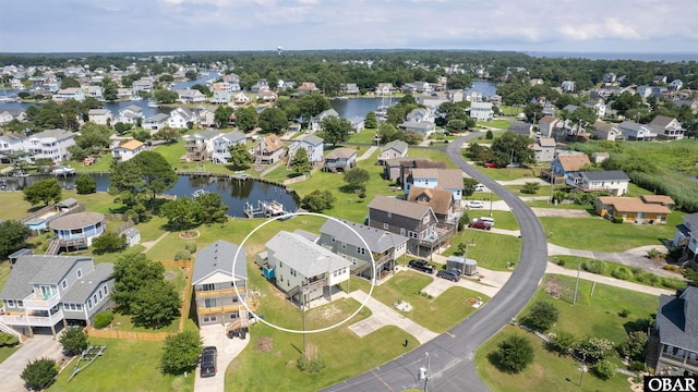 1602 Harbour View Dr Lot 119, Kill Devil Hills, NC 27948 - aerial overview of property's location with a nearby body of water and nearby suburban area