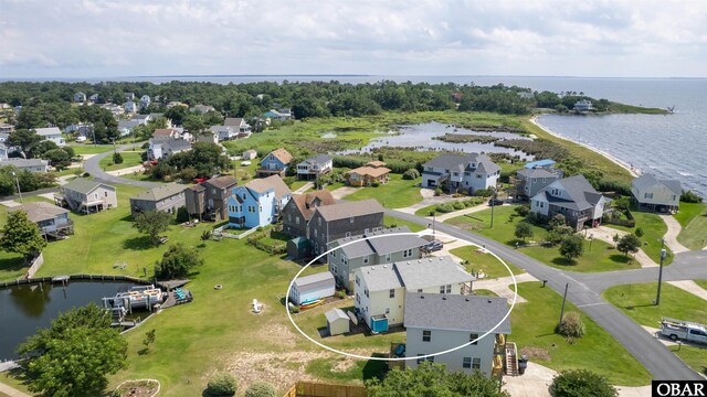 1602 Harbour View Dr Lot 119, Kill Devil Hills, NC 27948 - aerial perspective of suburban area with a nearby body of water