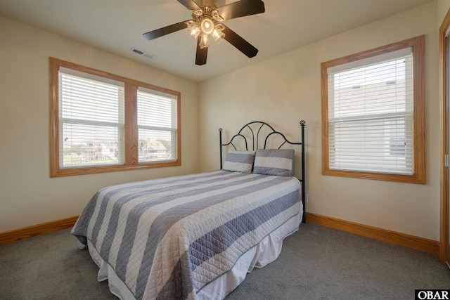 1602 Harbour View Dr Lot 119, Kill Devil Hills, NC 27948 - bedroom featuring carpet and a ceiling fan