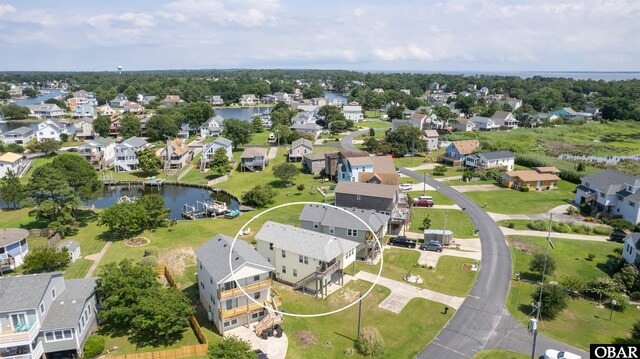 1602 Harbour View Dr Lot 119, Kill Devil Hills, NC 27948 - aerial view of residential area with a nearby body of water