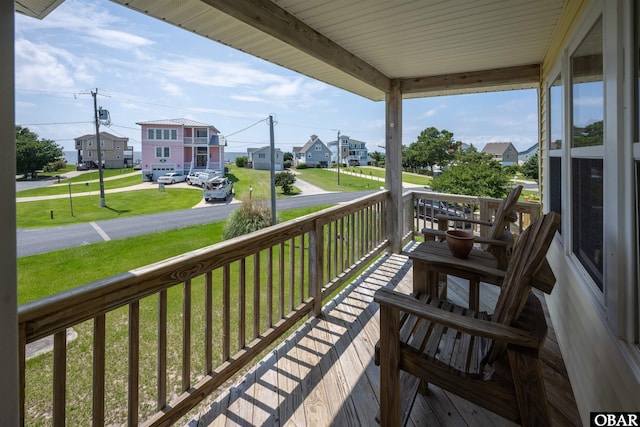1602 Harbour View Dr Lot 119, Kill Devil Hills, NC 27948 - porch with a residential view