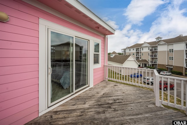 1108 Cambridge Rd Unit 307-A, Kill Devil Hills, NC 27948 - deck with a residential view