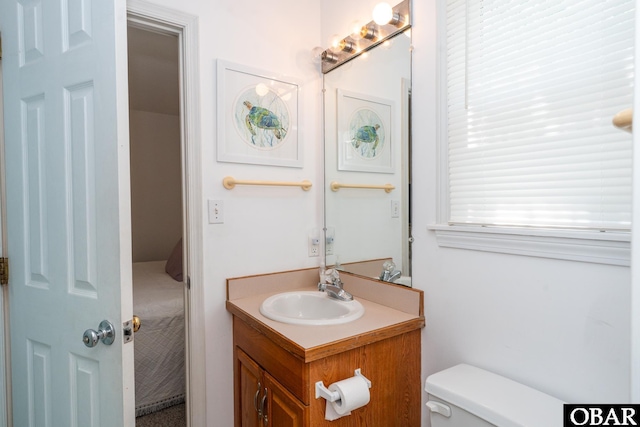 631 Skimmer Ct Lot 17, Corolla, NC 27927 - bathroom with vanity and plenty of natural light