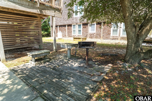 631 Skimmer Ct Lot 17, Corolla, NC 27927 - view of wooden terrace