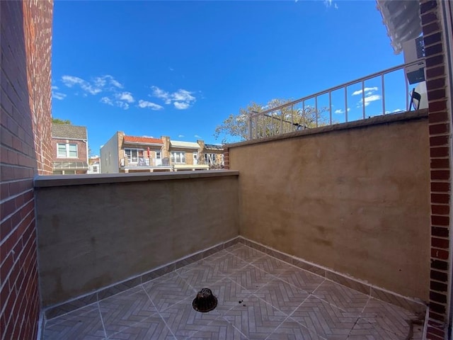 view of patio / terrace featuring a balcony