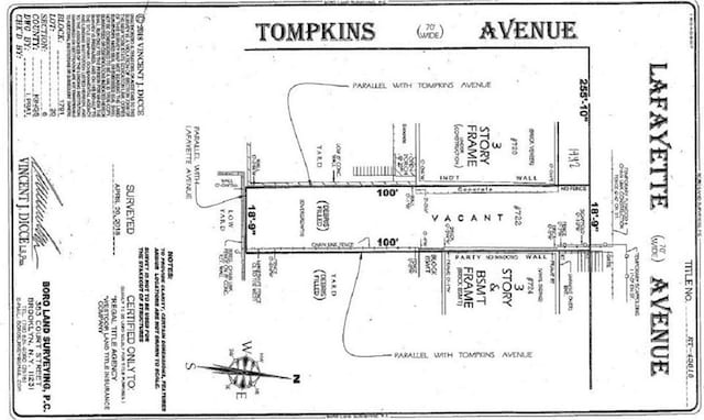 722 Lafayette Ave, Brooklyn NY, 11221 land for sale