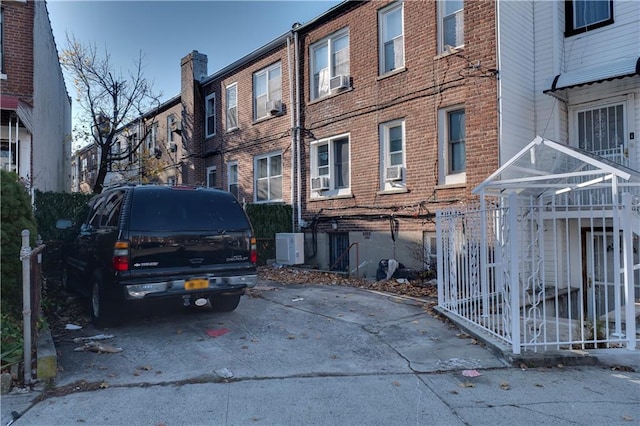 view of parking featuring a residential view