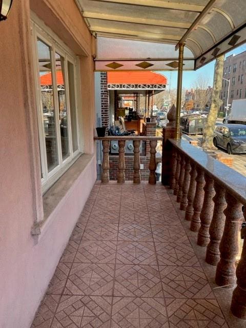 view of patio / terrace featuring covered porch