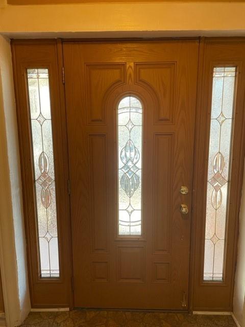 foyer featuring plenty of natural light