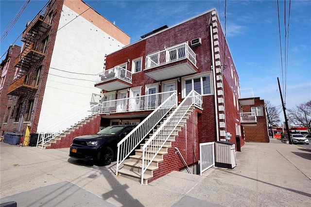 view of property with stairs