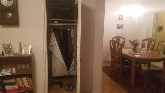 view of closet