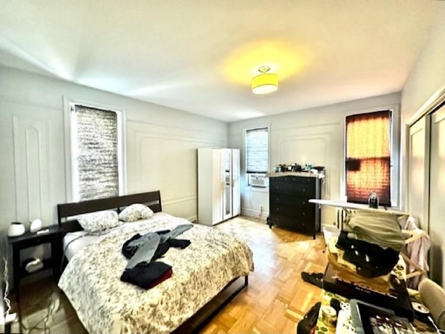 8020 4th Ave Unit D5, Brooklyn, NY 11209 - bedroom with white fridge with ice dispenser